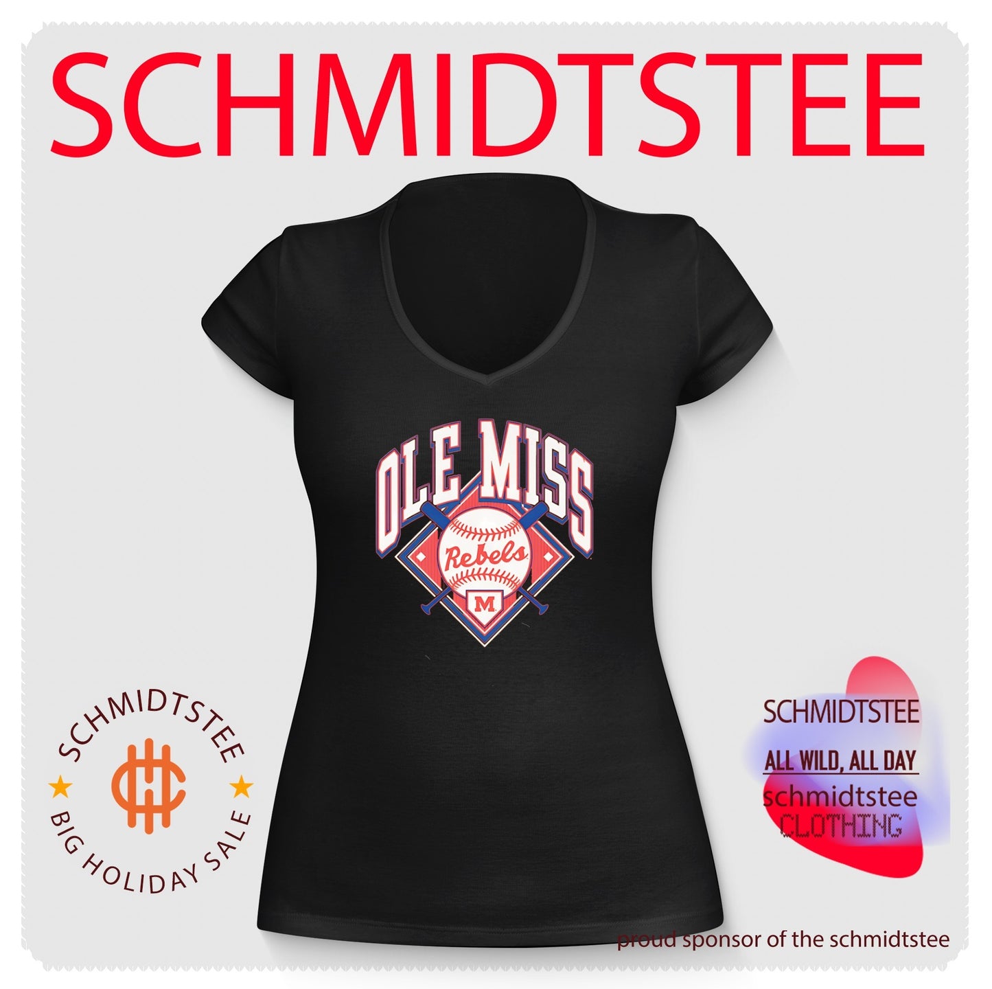 Ole Miss Rebels Baseball Vintage 2026 logo shirt