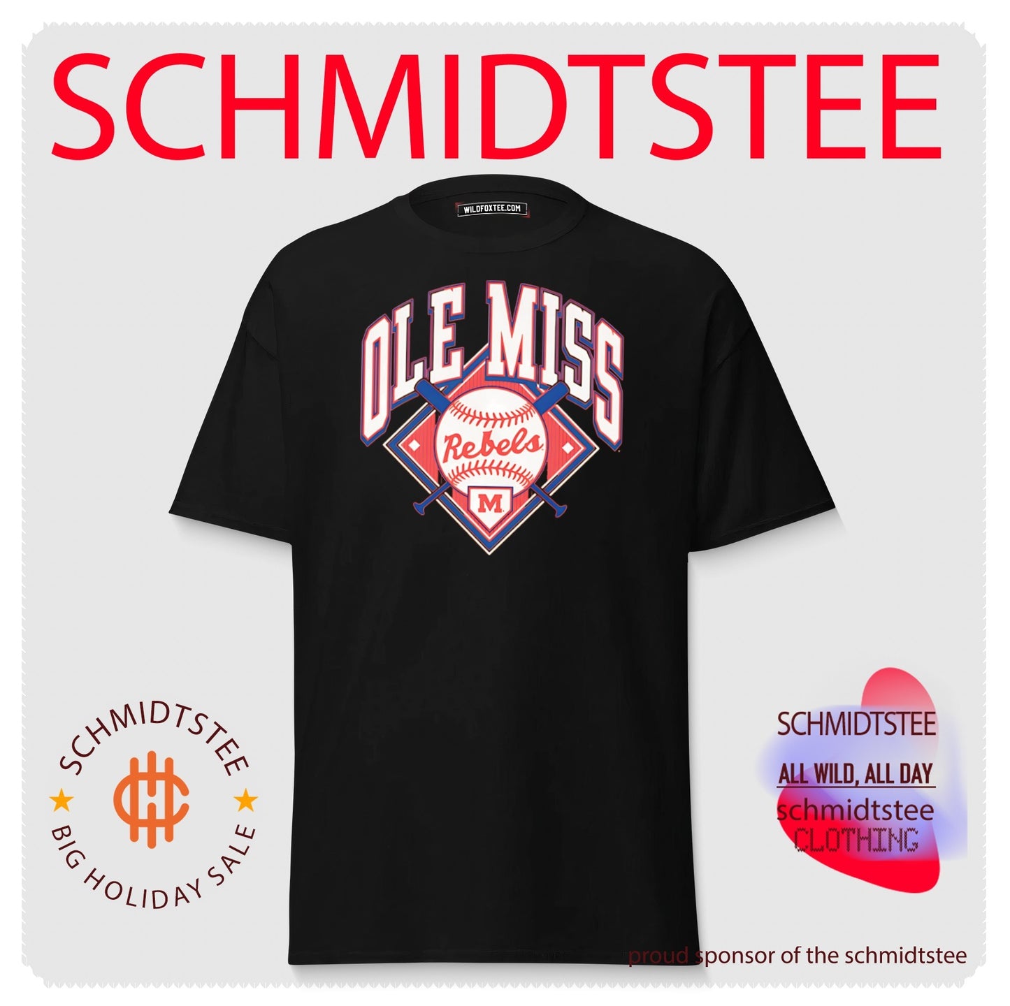 Ole Miss Rebels Baseball Vintage 2026 logo shirt