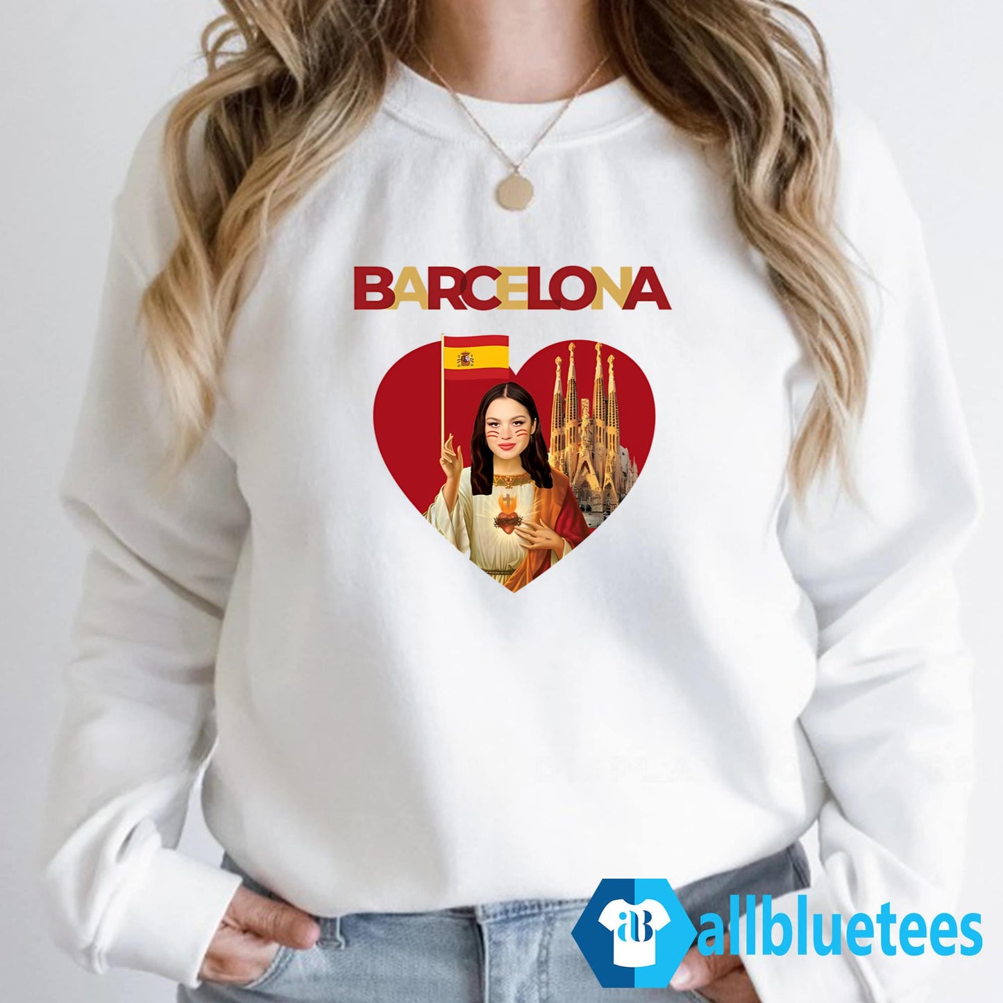 Olivia Rodrigo Barcelona And Heart Shirt