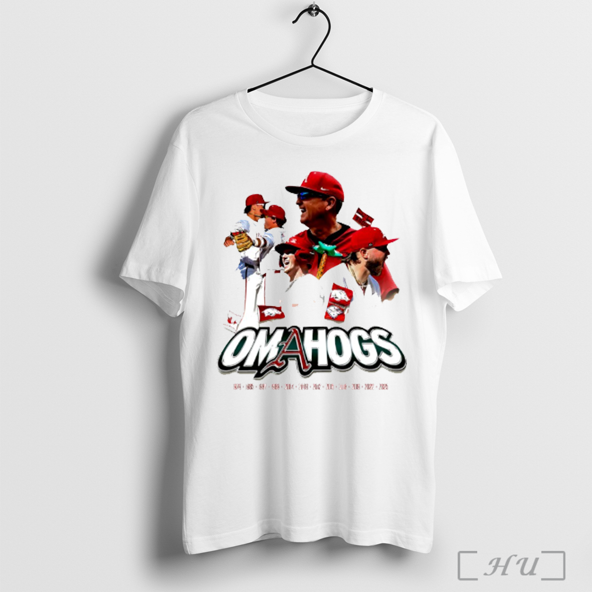 Omahogs Arkansas Razorbacks Baseball Ncaa Super Regional Champs 2025 T Shirt