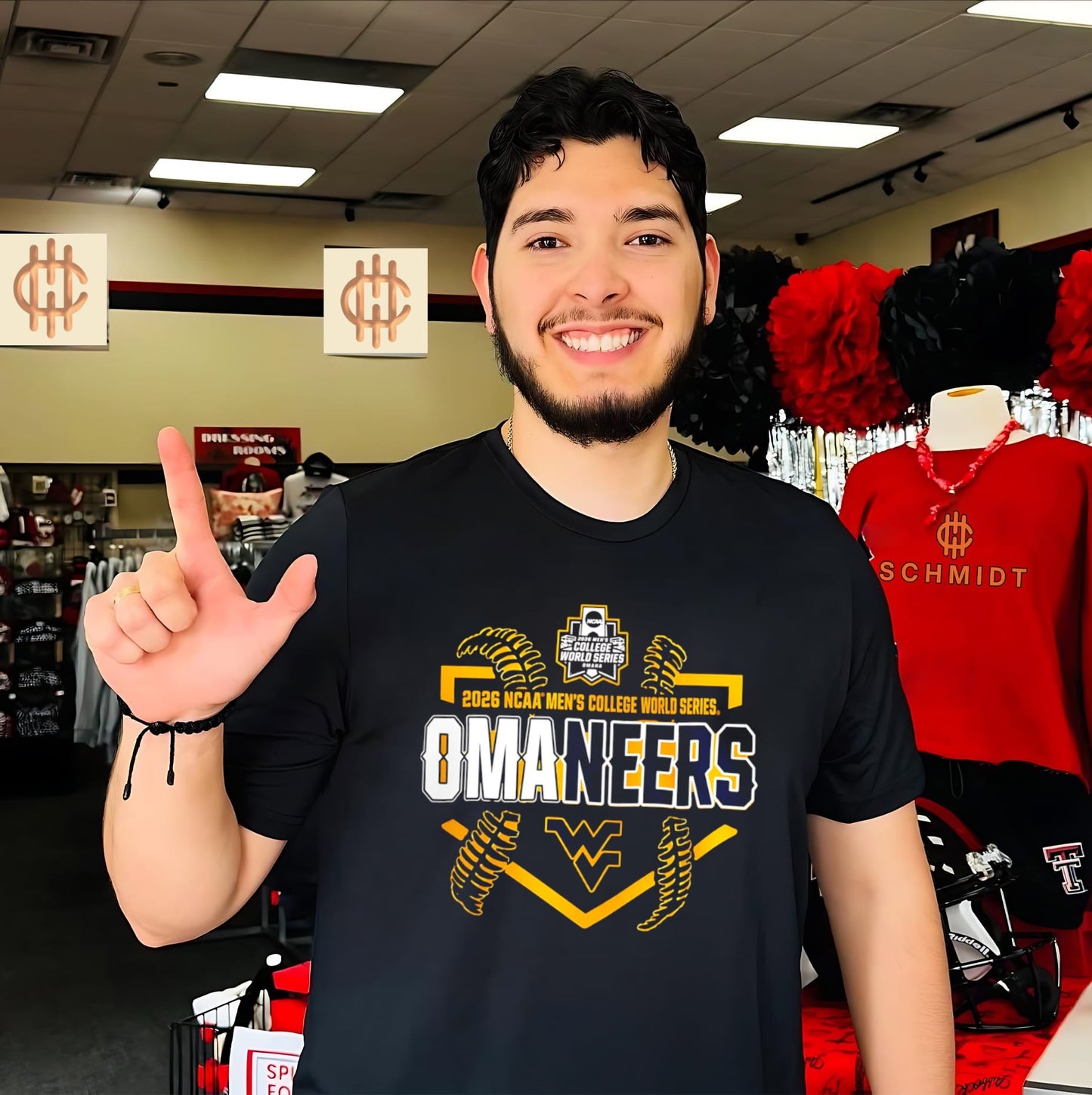 Omaneers Omaha Bound WVU Baseball 2026 NCAA Men’s College World Series shirt