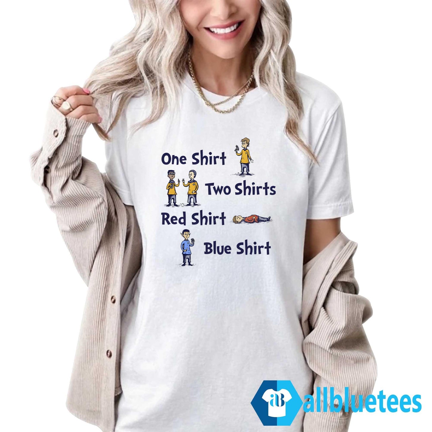 One Shirt Two Shirts Red Shirt Blue Shirt