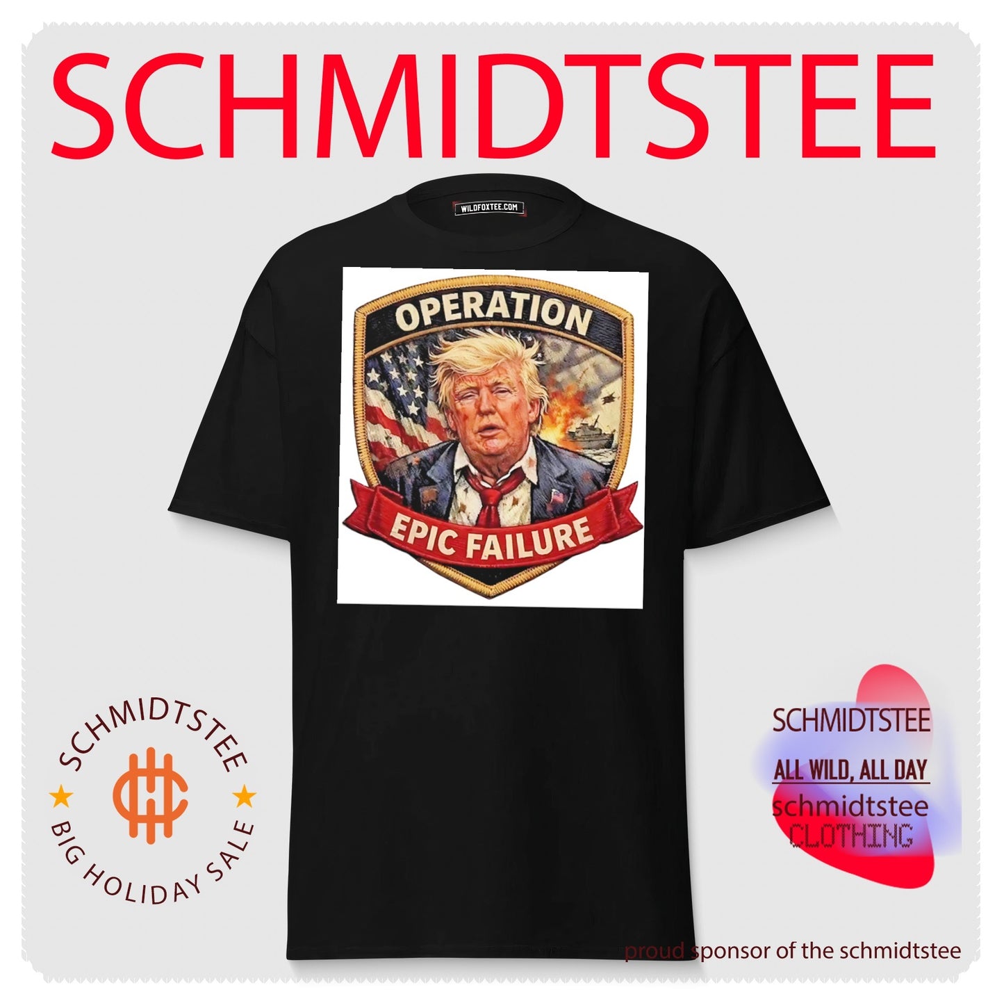 Operation epic failure Trump wounded portrait shirt