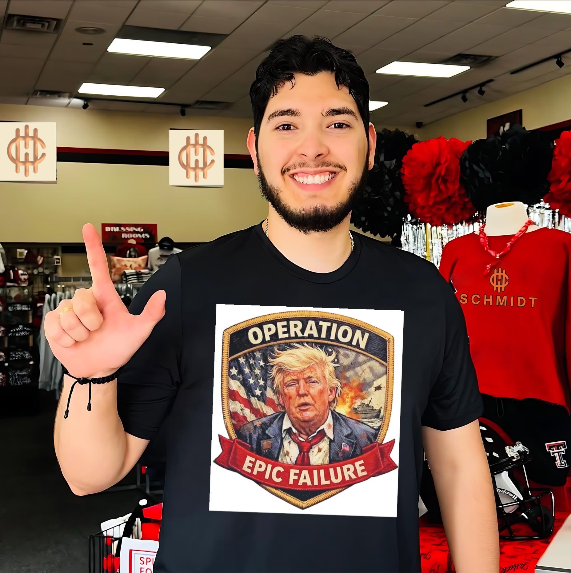 Operation epic failure Trump wounded portrait shirt