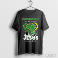 Oregon In My Veins Jesus In My Heart Diamond T Shirt