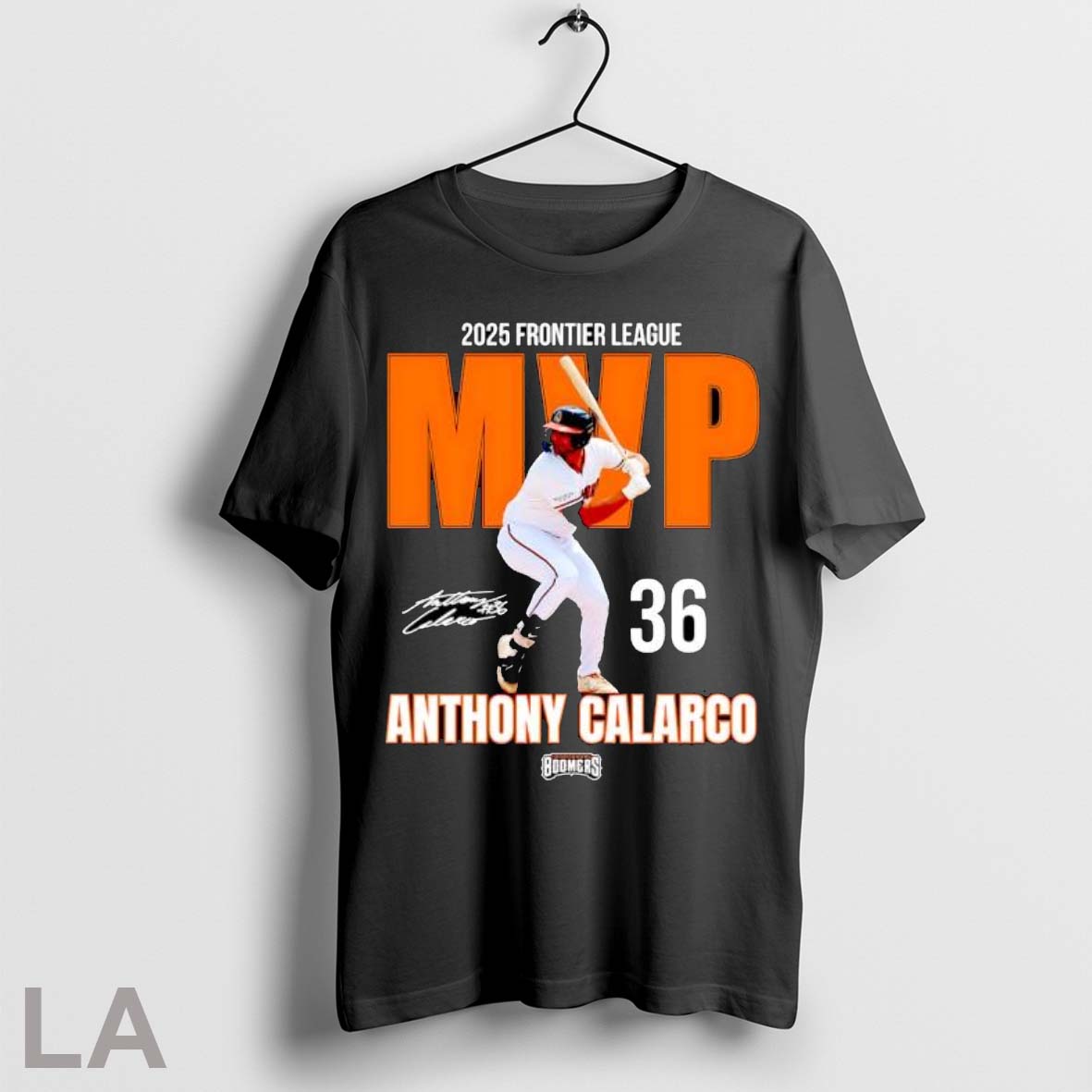 Original 2025 Frontier League Anthony Calarco Mvp Signature T Shirt