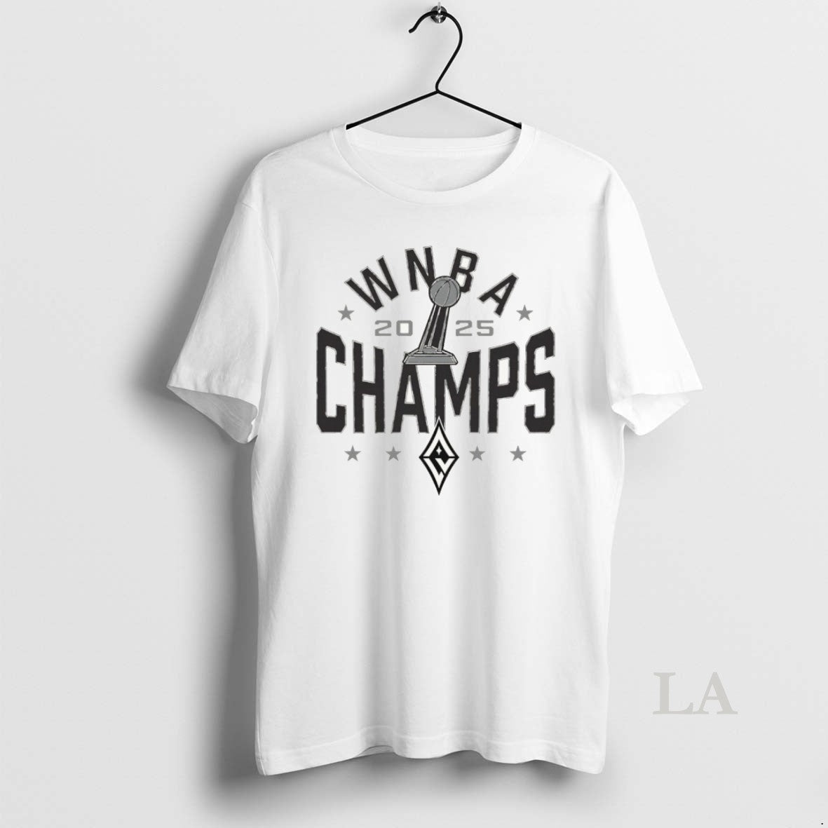 Original 2025 Wnba Champs Las Vegas Aces Trophy Logo