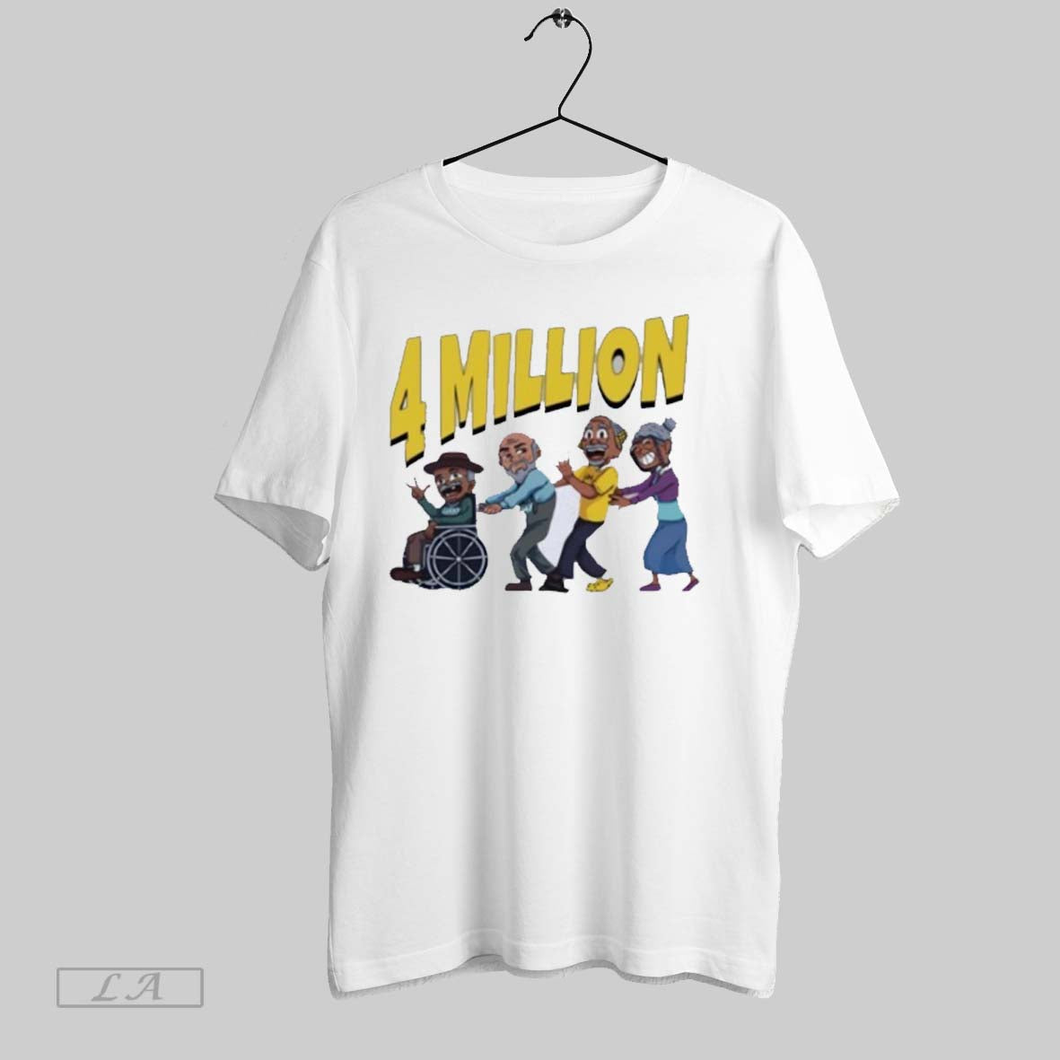 Original 4 Million Subscribers Black