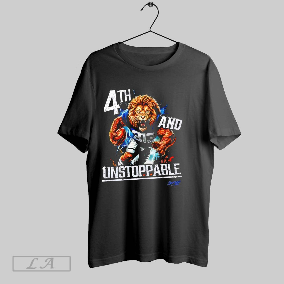 Original 4th And Unstoppable Detroit Football