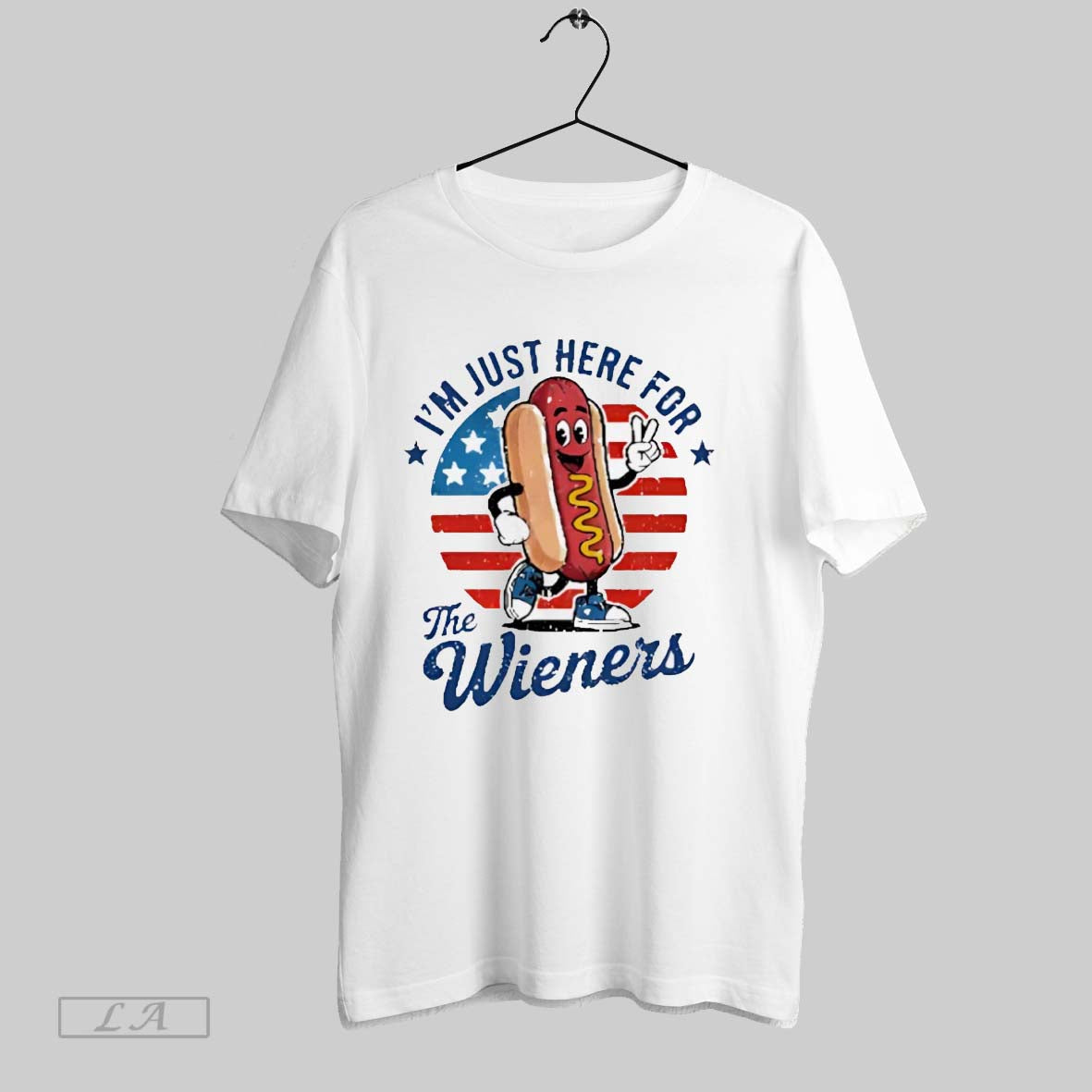 Original 4th Of July Im Just Here For The Wieners