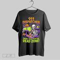 Original 911 Dispatcher Taking Calls From The Dead Zone Skeleton Halloween