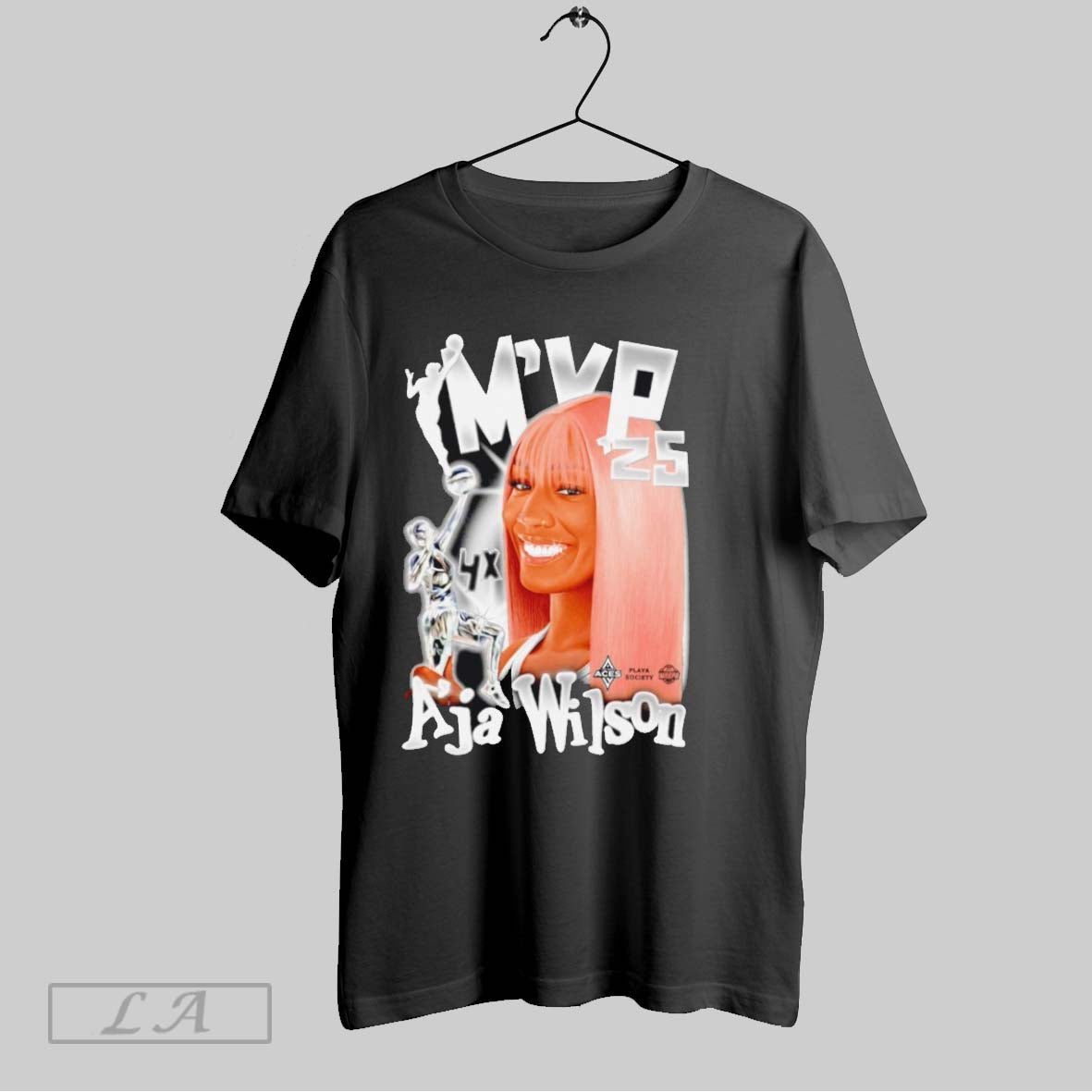 Original Aja Wilson Las Vegas Aces 2025 Wnba Mvp