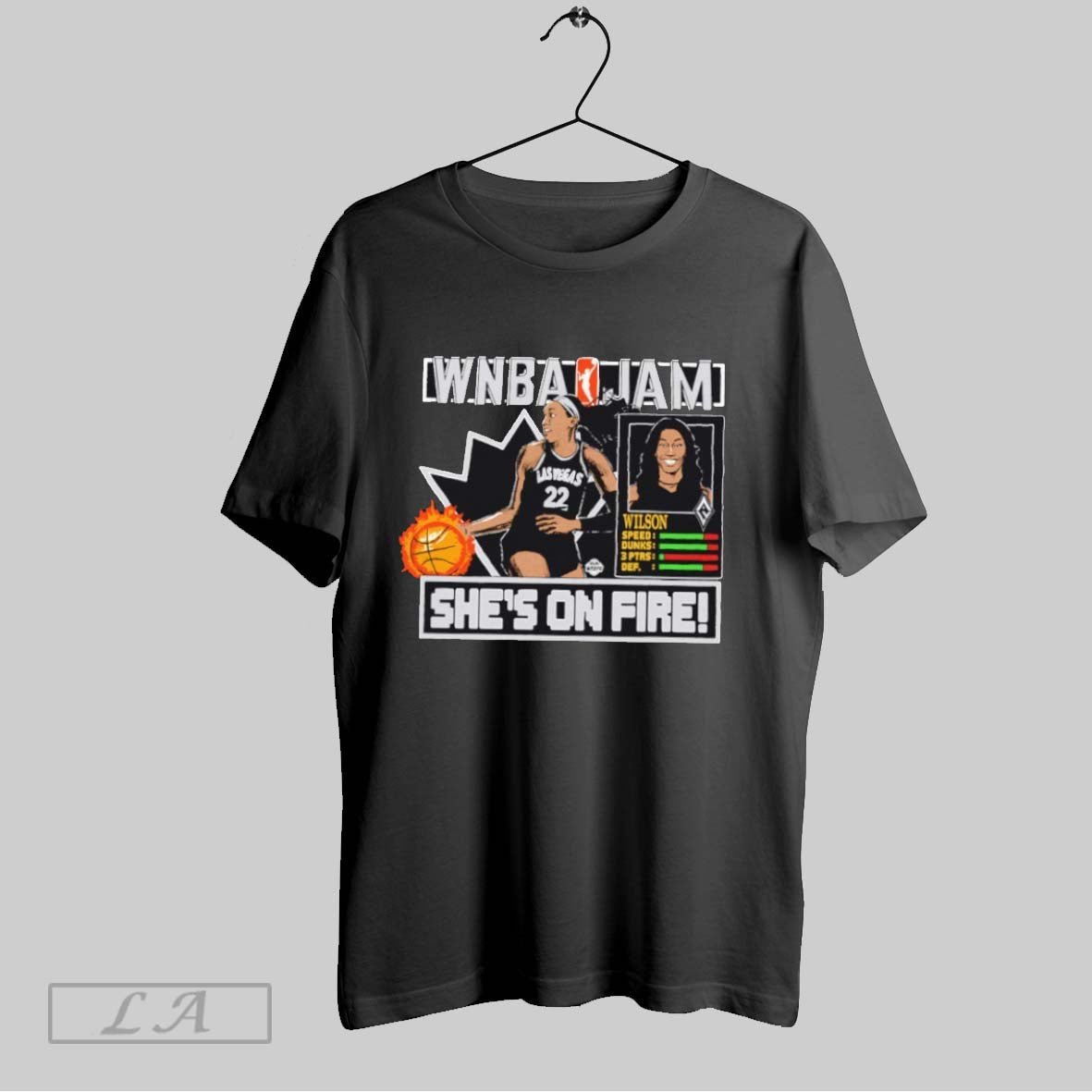 Original Aja Wilson Las Vegas Aces Wnba Jam