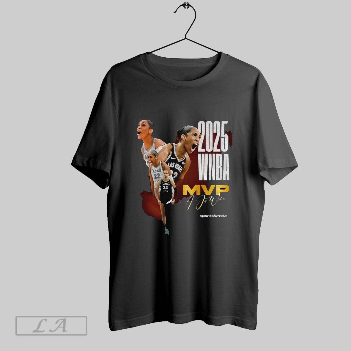 Original Aja Wilson Mvp Las Vegas Aces Wnba 2025 Graphic