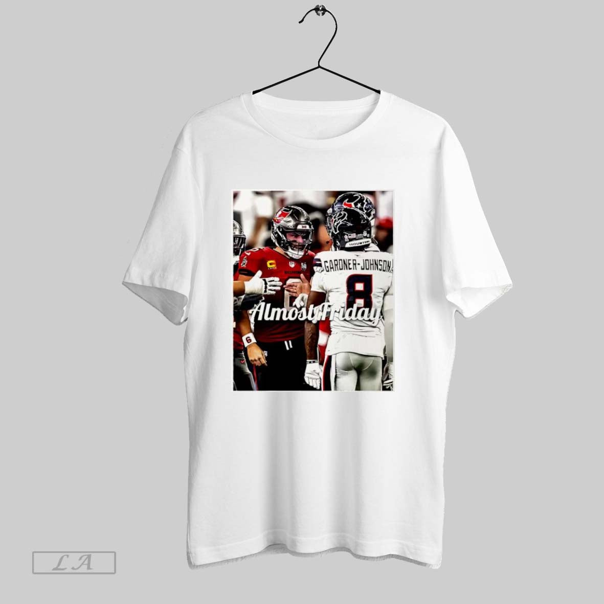 Original Almost Friday Baker Staredown Baseball Graphic