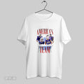 Original Americas Team Football Player Collage Lighting Graphic Vintage
