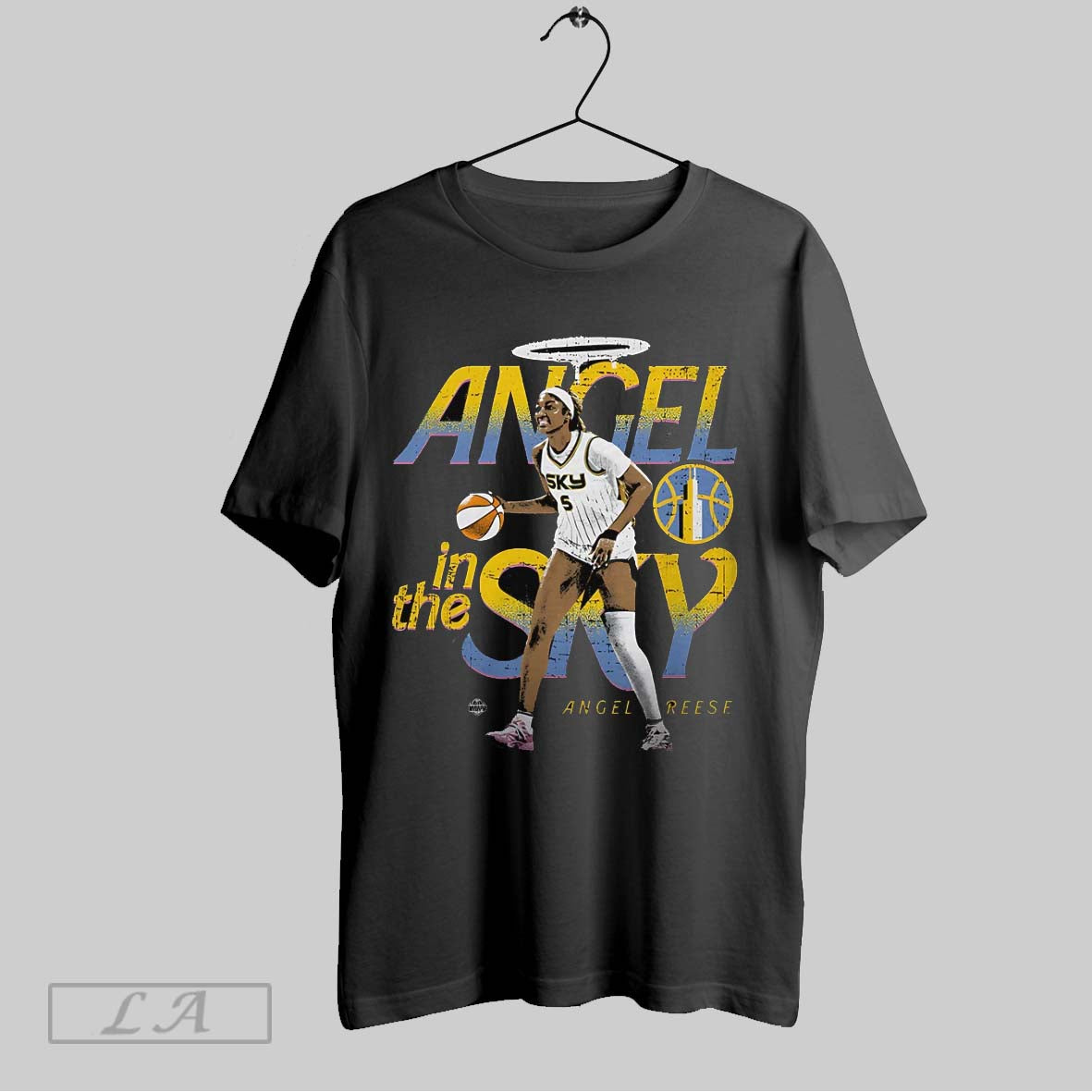 Original Angel In The Sky Angel Reese Chicago Sky Wnba Graphic