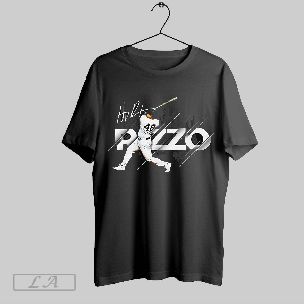 Original Anthony Rizzo New York Yankees Mlb Skyline Signature