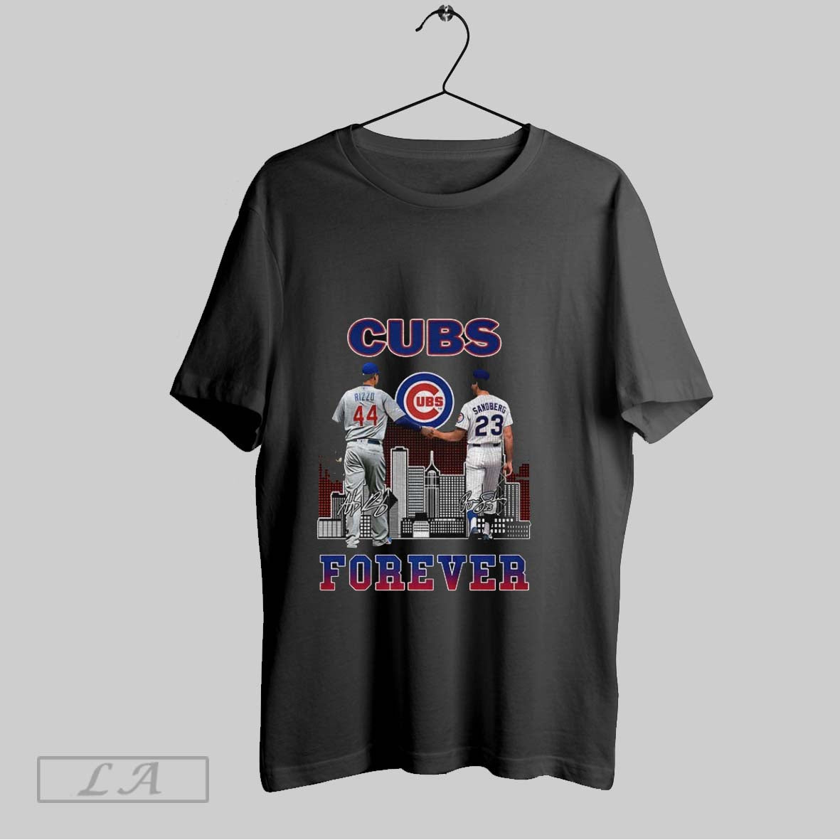 Original Anthony Rizzo And Ryne Sandberg Chicago Cubs Legends Cubs Forever Signature