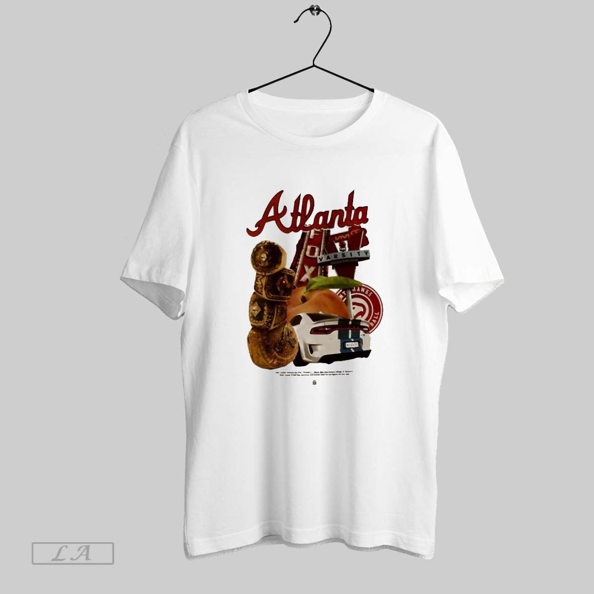 Original Atlanta Culture Tan Atlanta Hawks Logo