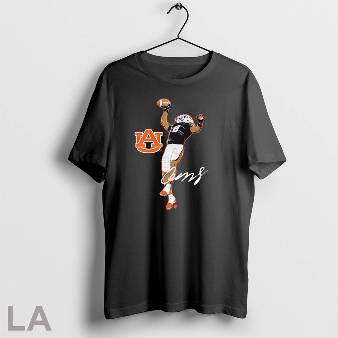 Original Auburn Tigers Football Ncaa Cam Coleman Superstar Pose Signature T Shirt Hoodie Sweater Long