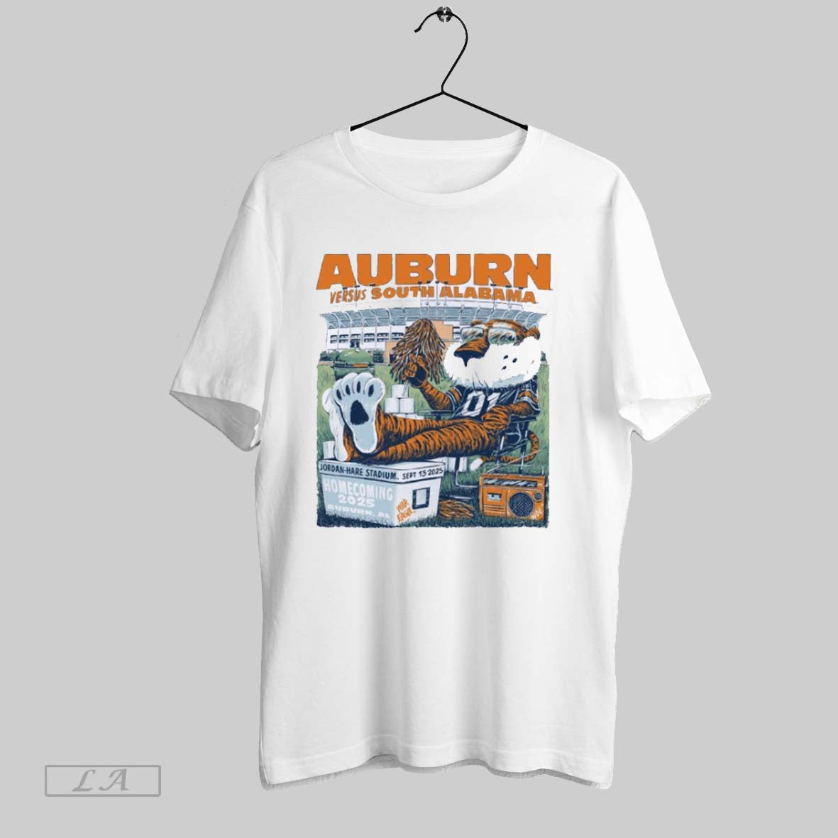 Original Auburn Vs South Alabama 2025 Mascot