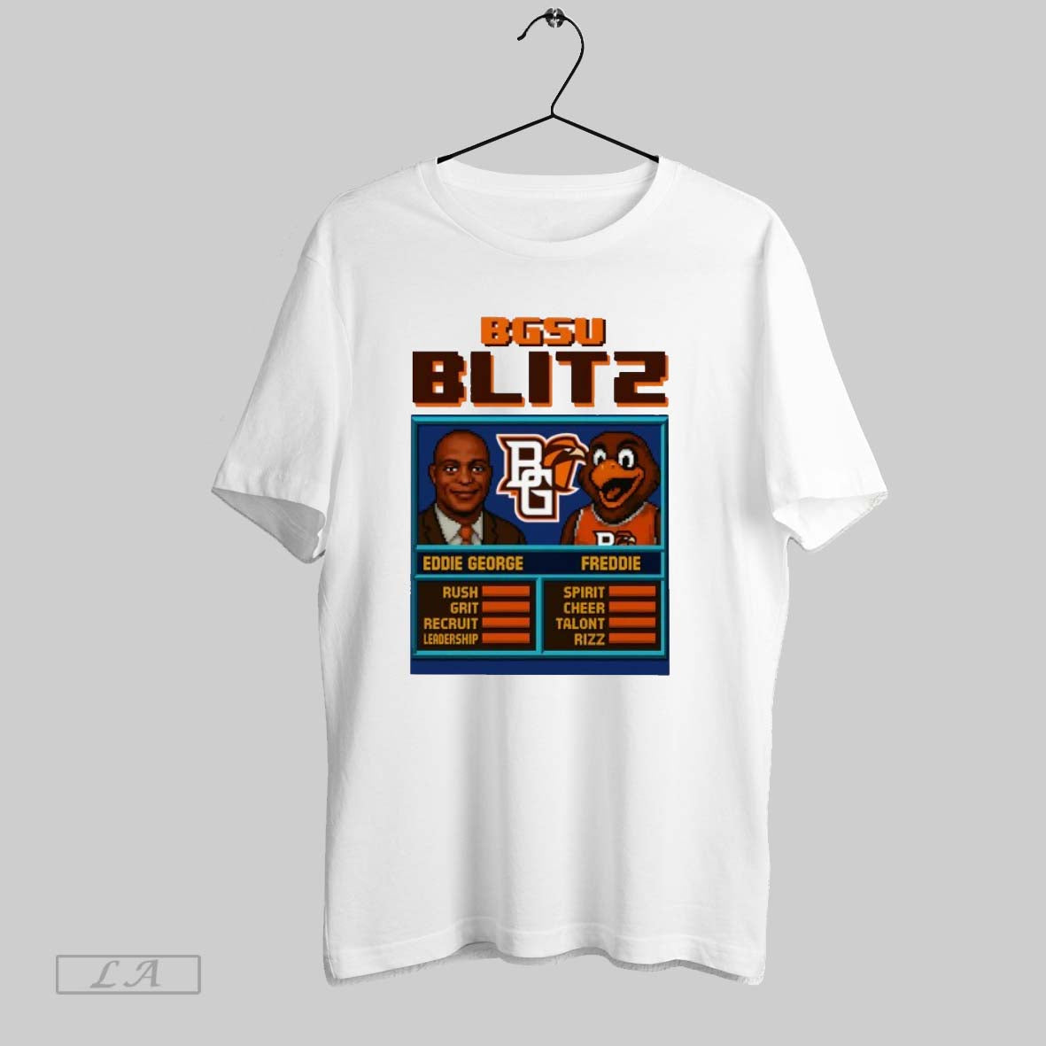 Original Bgsu Blitz Eddie George And Freddie Bowling Green Falcons