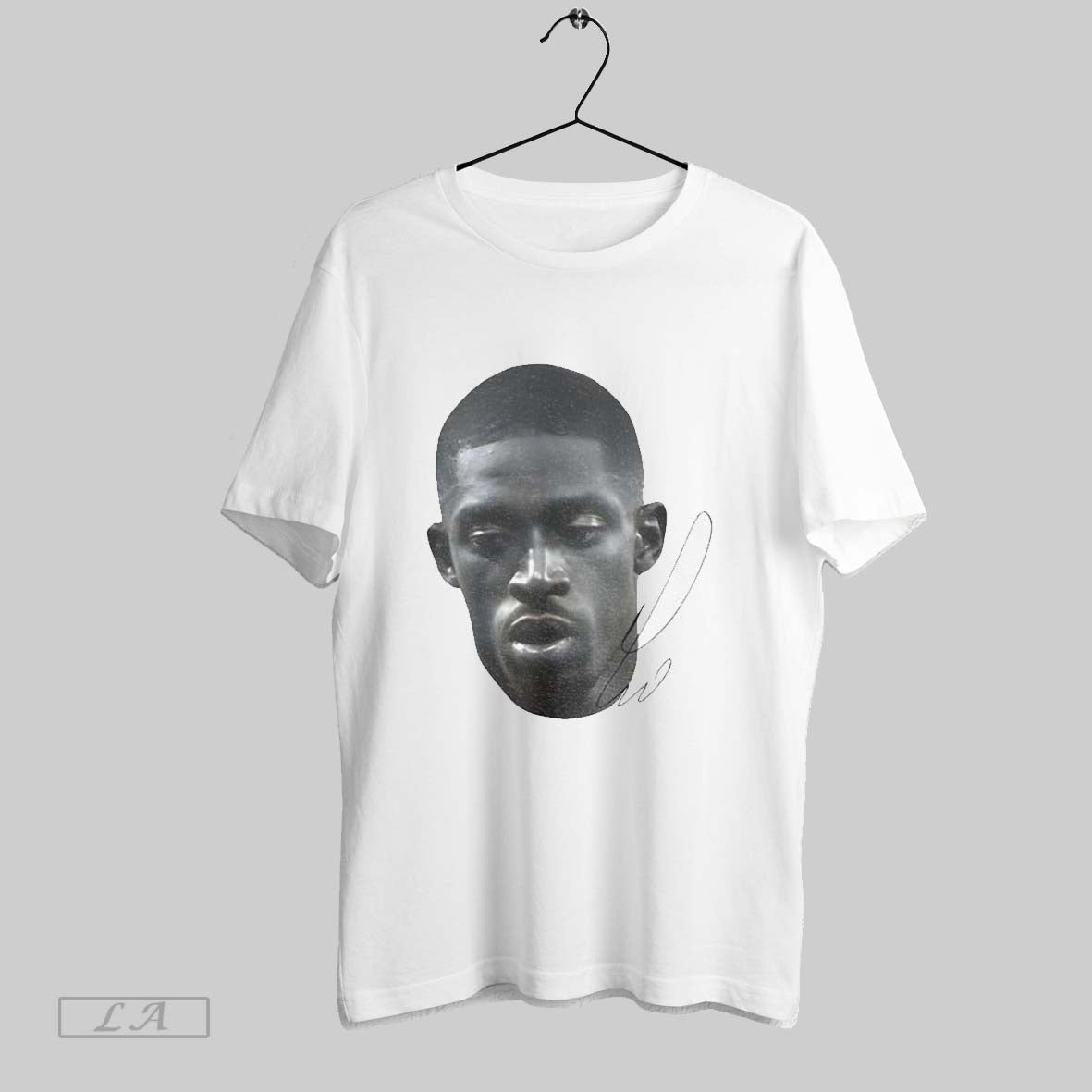 Original Ballon Dor 2025 Winner Ousmane Dembele Big Head Signature
