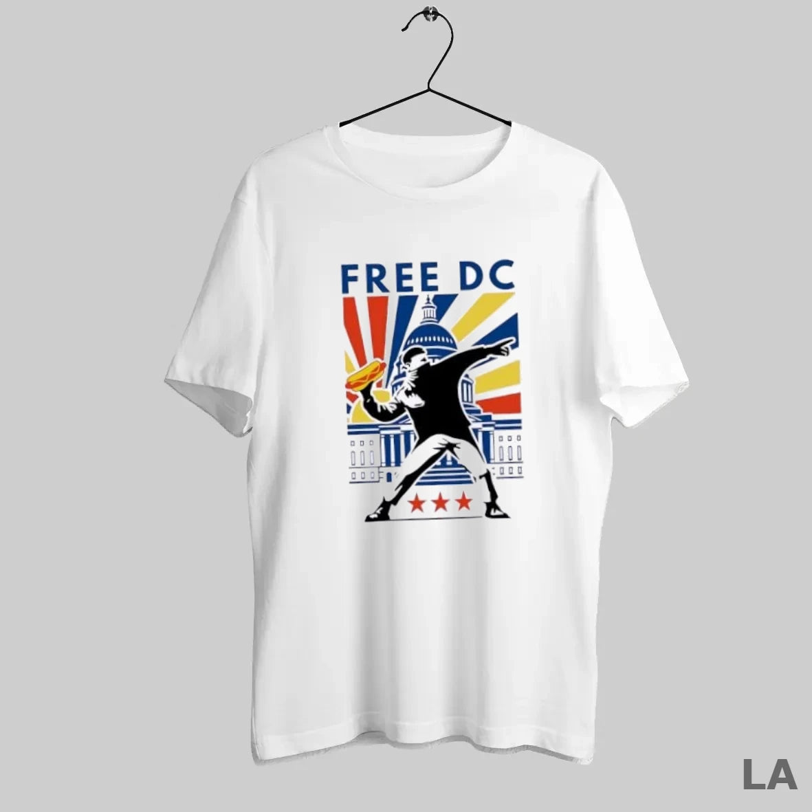 Original Banksy Inspired Free Dc Sandwich Thrower