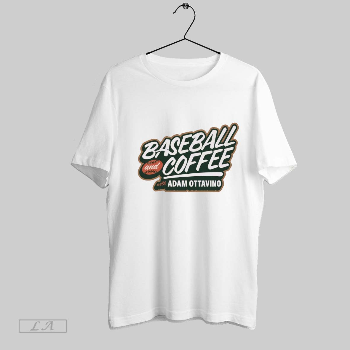 Original Baseball And Coffee With Adam Ottavino Mlb 2025 Logo