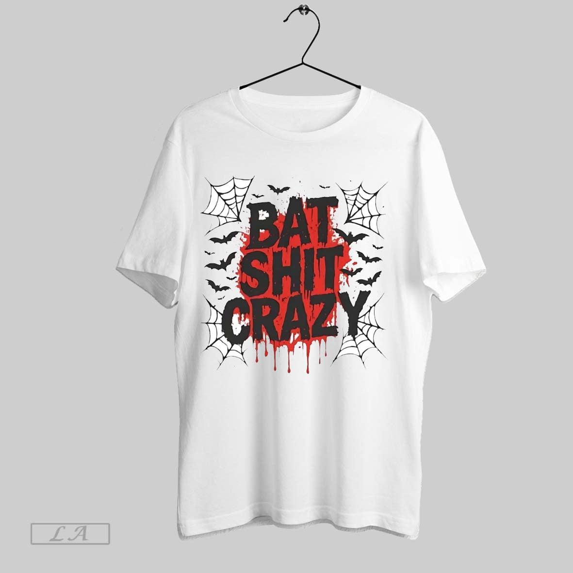 Original Bat Shit Crazy Spiderweb Halloween