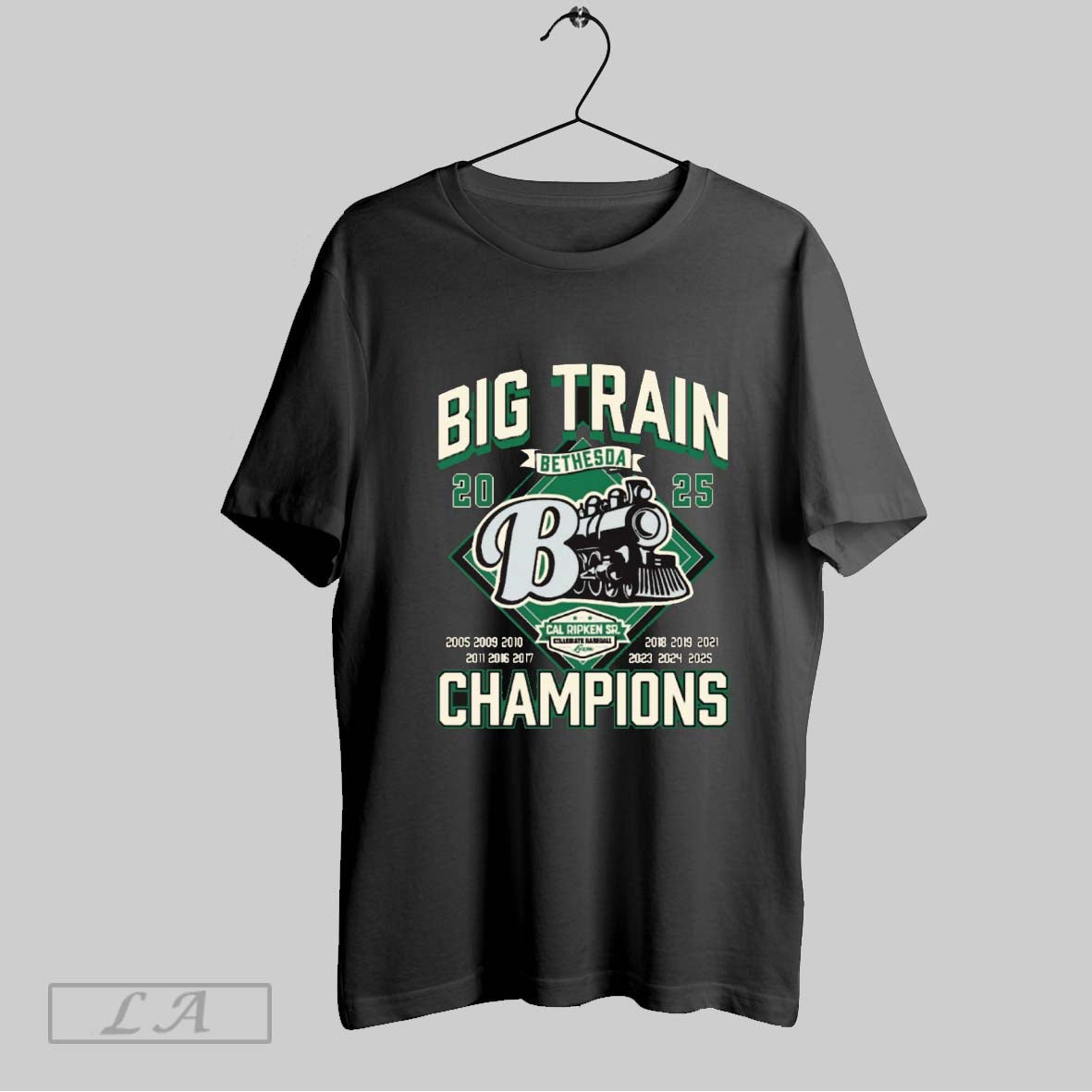 Original Big Train Champions 2025 Bethesda Cal Ripken Sr Collegiate Baseball 2005 2025