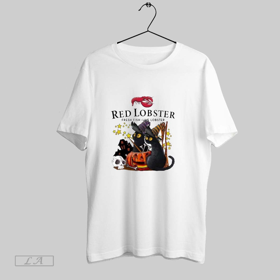 Original Black Cat Red Lobster Halloween
