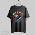 Original Black Crow Moonlit Raven F Caw F Halloween Vintage