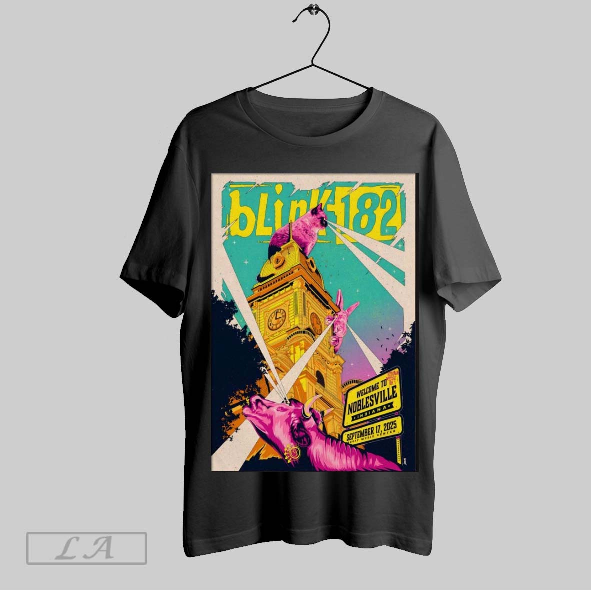 Original Blink 182 September 17 2025 Ruoff Music Center In Noblesville In