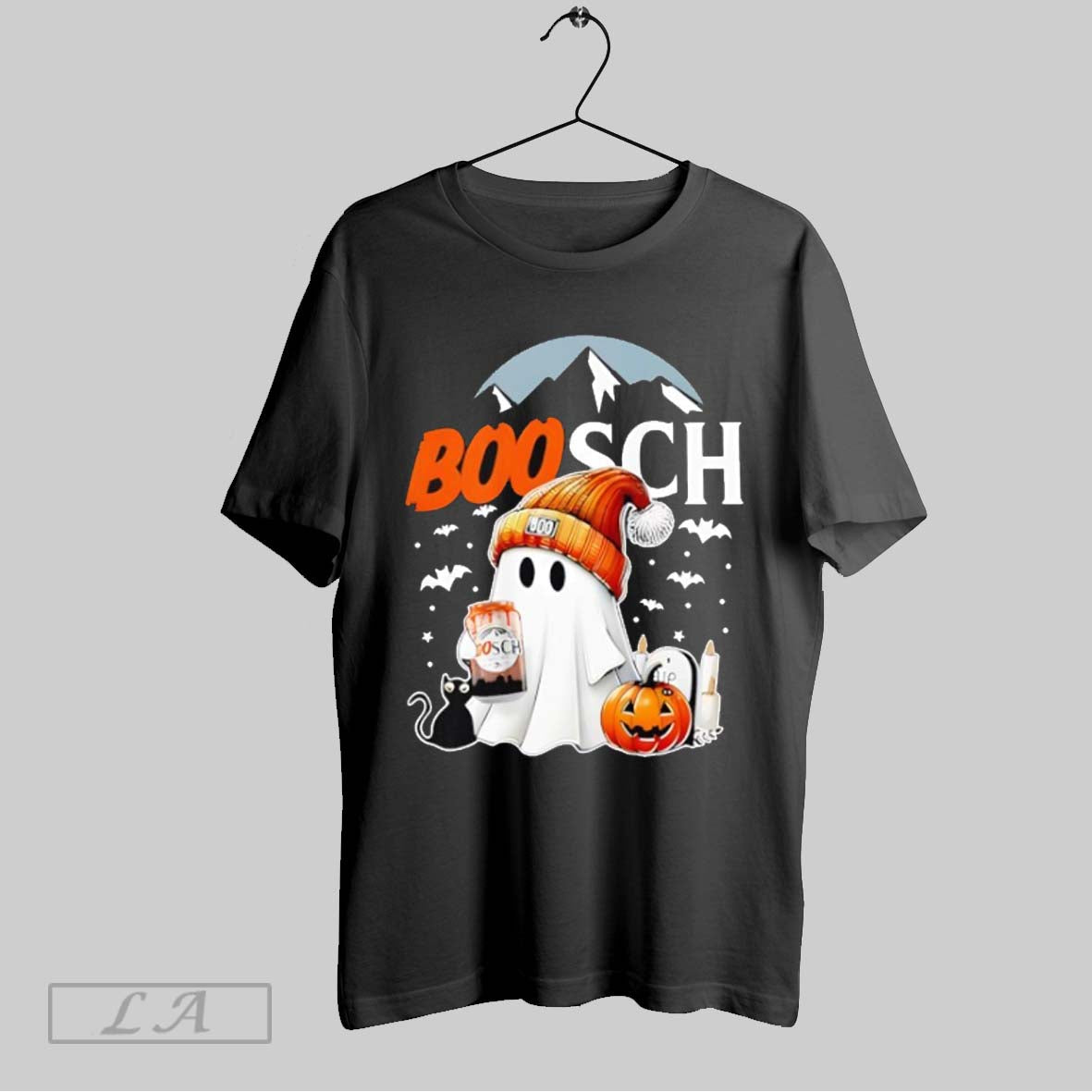 Original Boo Sch Ghost Halloween Beer Funny Drinking Spooky