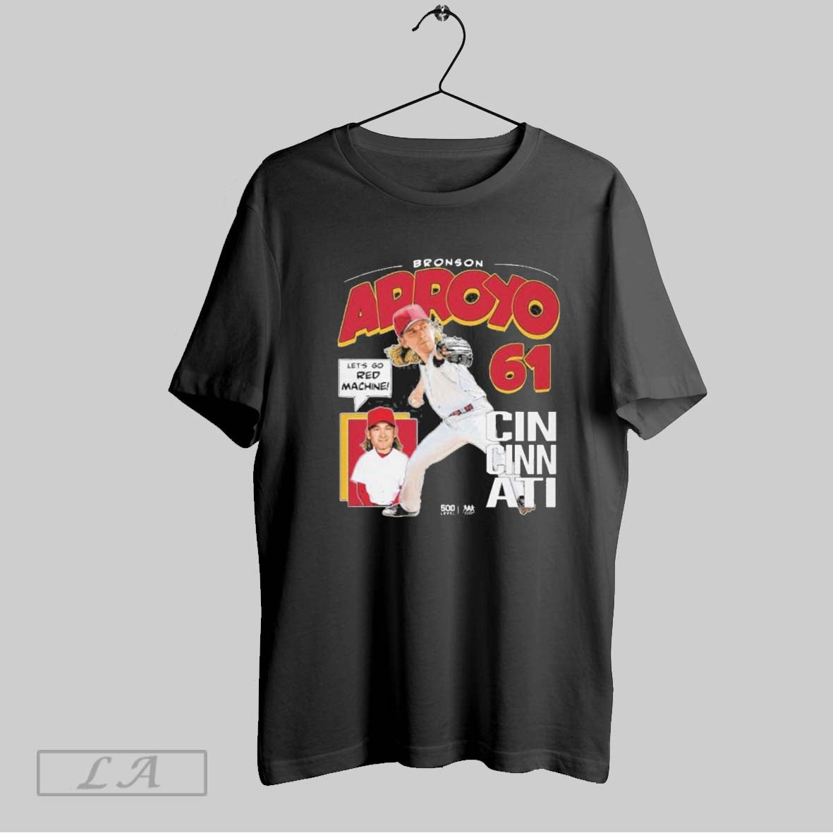 Original Bronson Arroyo Cincinnati Reds Comic Lets Go Red Machine