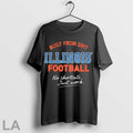 Original Built From Grit Illinois Football No Shortcuts Just Work T Shirt