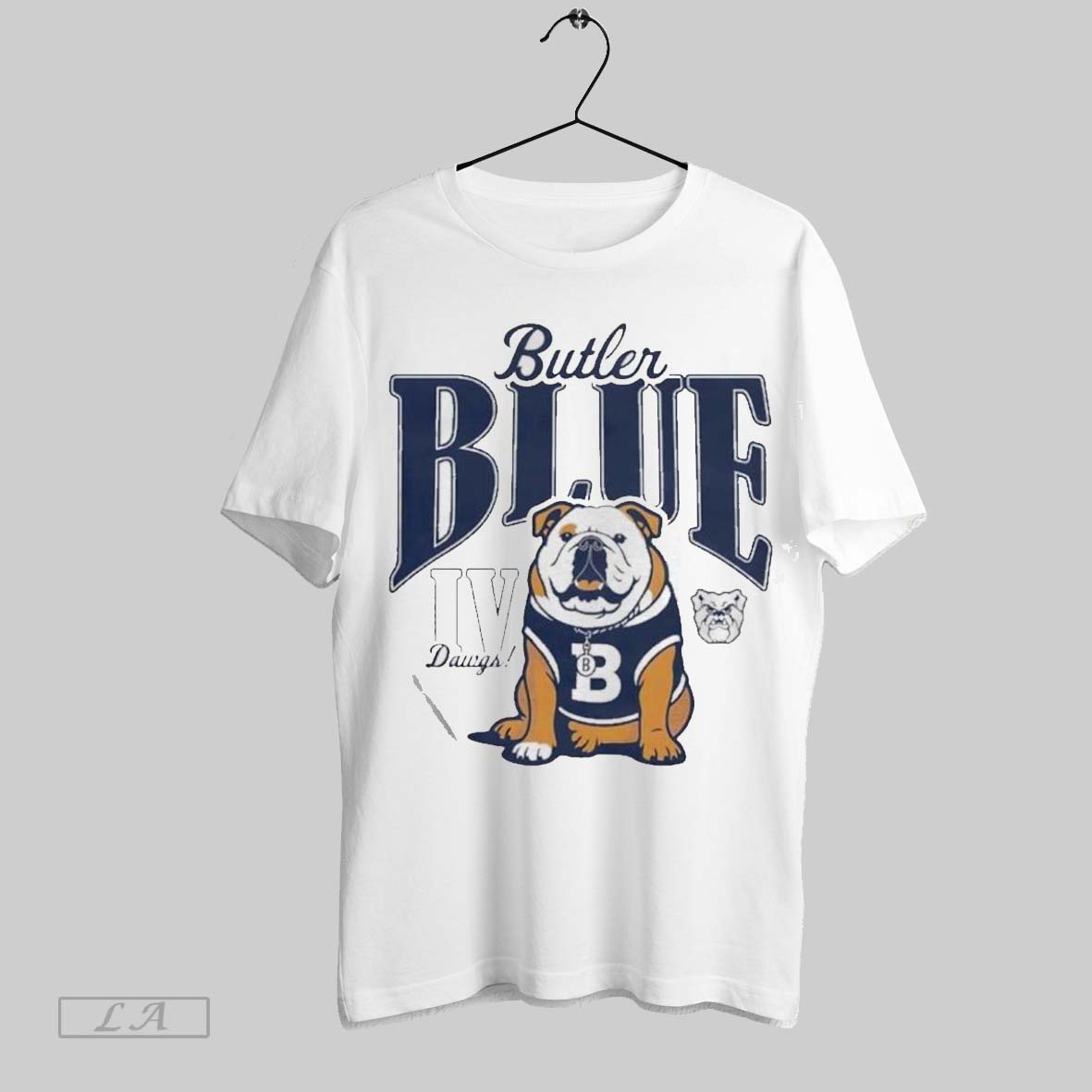 Original Butler University Blue Iv Dawgs Mascot Graphic 2025