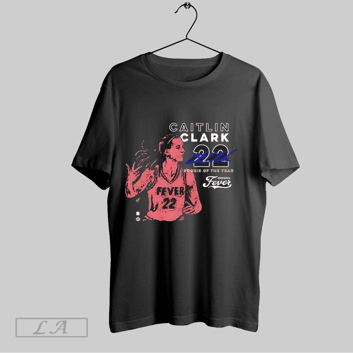 Original Caitlin Clark Indiana Fever Wnba Rookie Of The Year Number 22 Signature