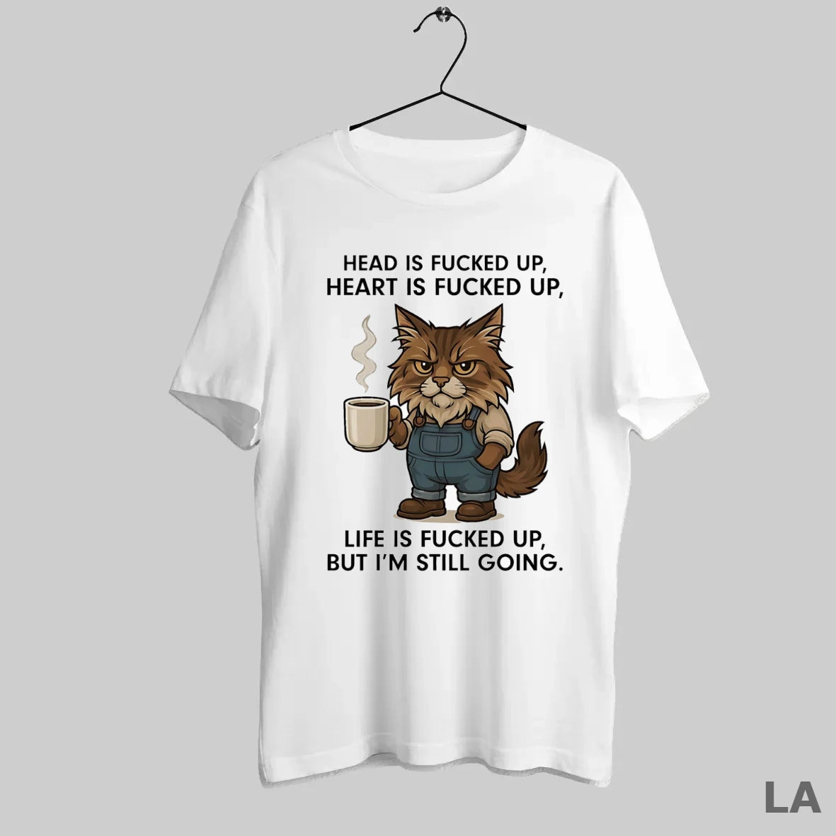 Original Cat Head Is Fucked Up Heart Is Fucked Up