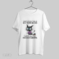 Original Cat Theres No Such Thing As Too Many Books T Shirt