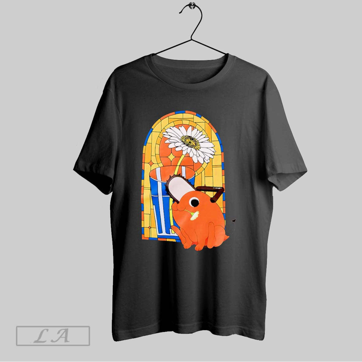 Original Chainsaw Man Pochita Stained Glass