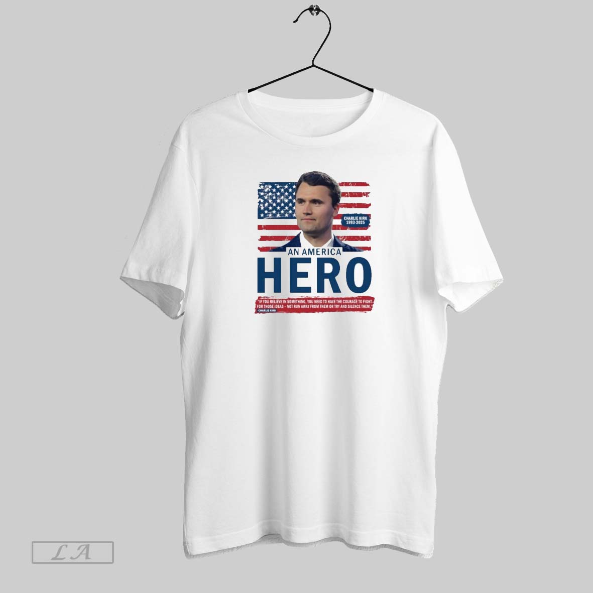 Original Charlie Kirk American Hero Patriotic Flag