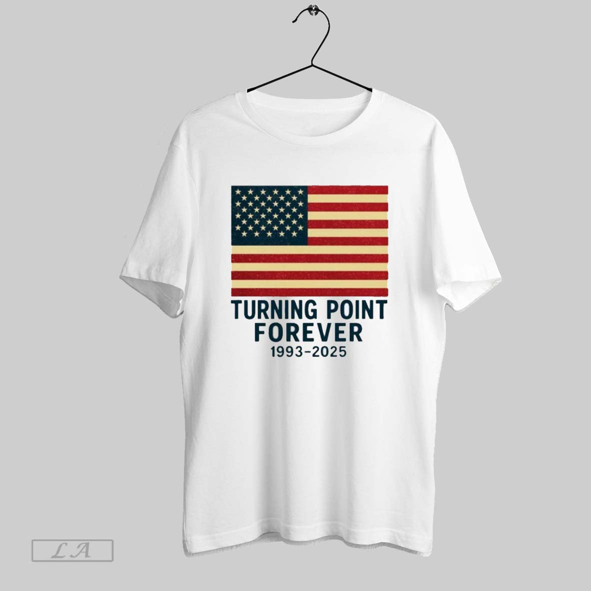 Original Charlie Kirk Turning Point Forever 1993 2025 Usa Flag
