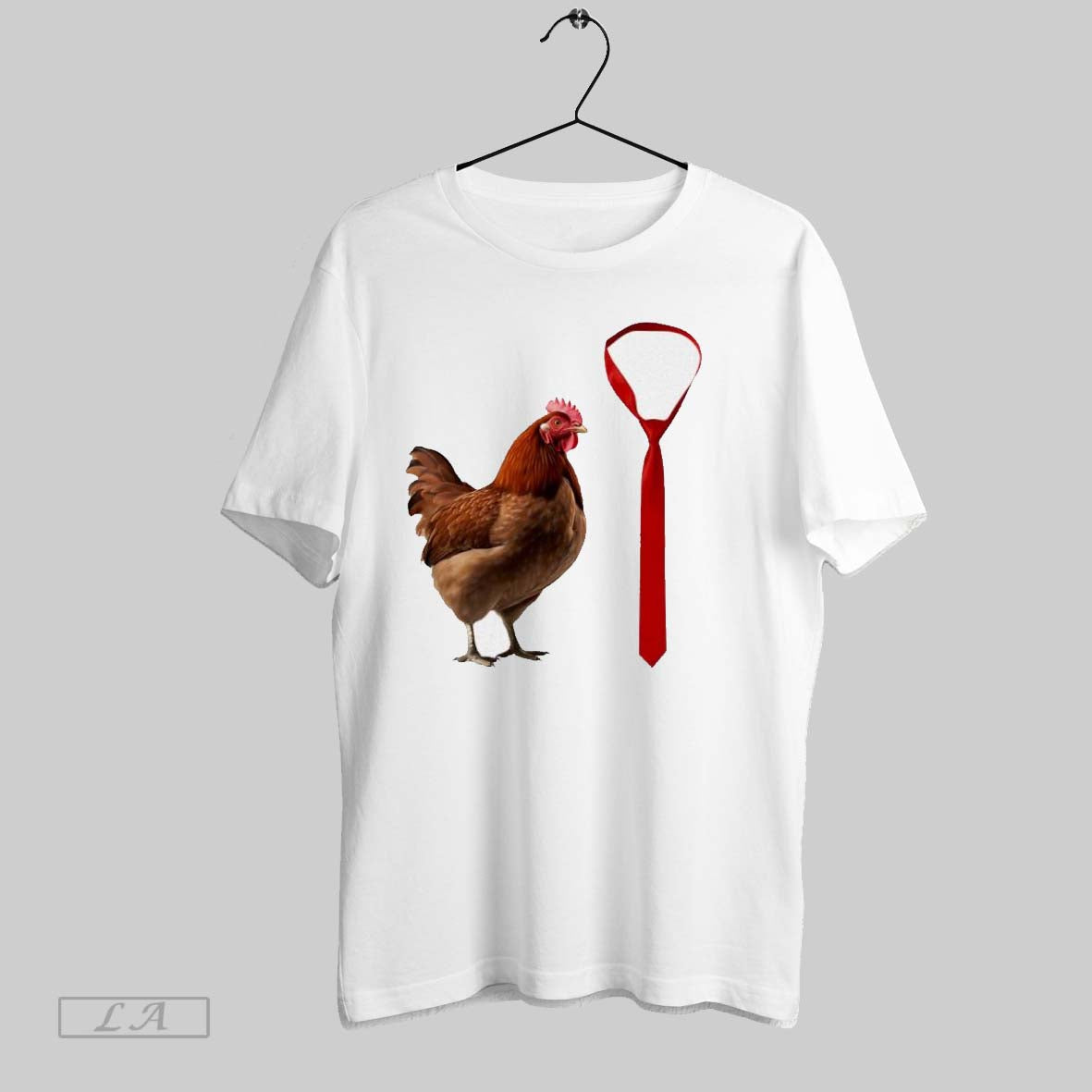 Original Chicken And Red Necktie