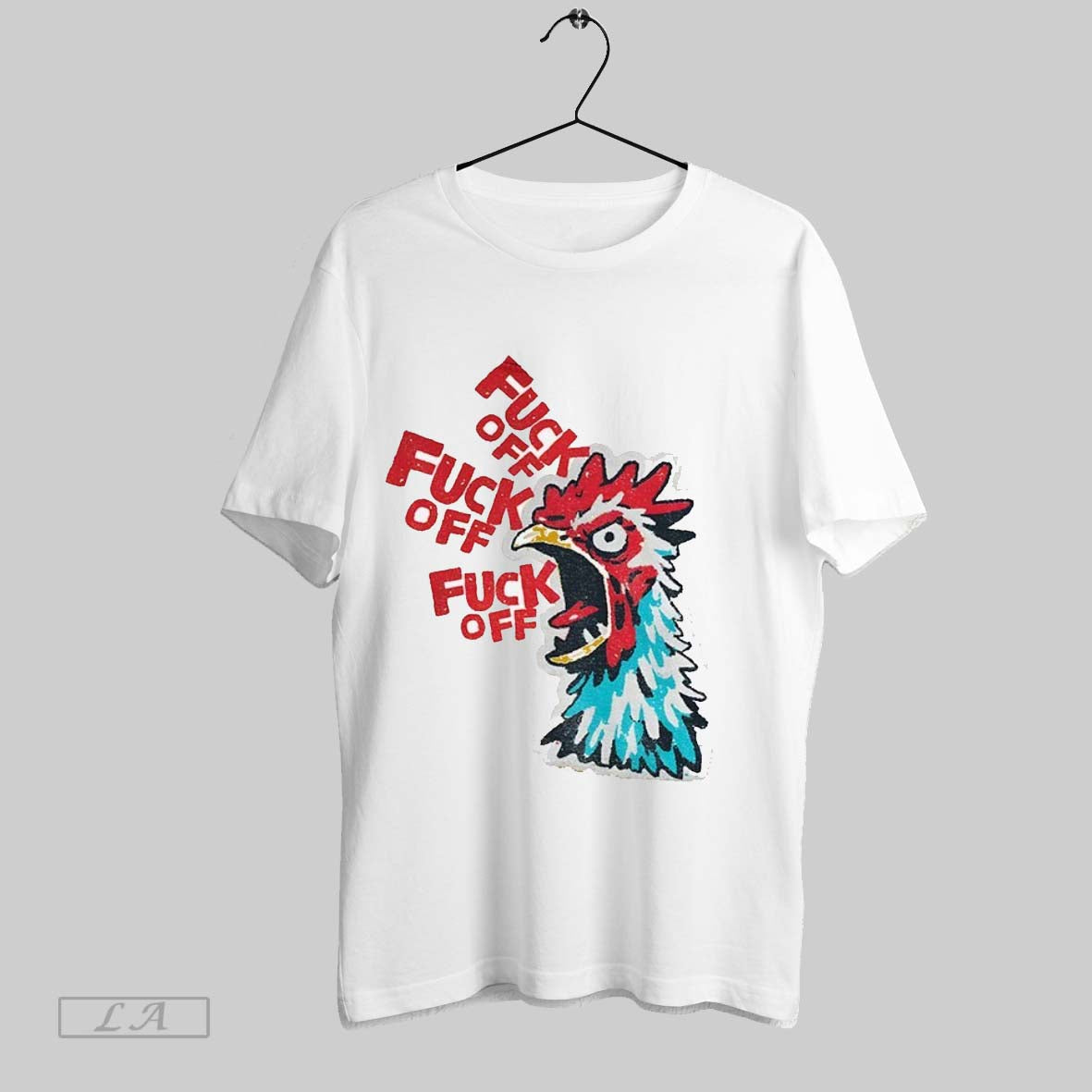Original Chicken Fuck Off Fuck Off Funny Meme Art