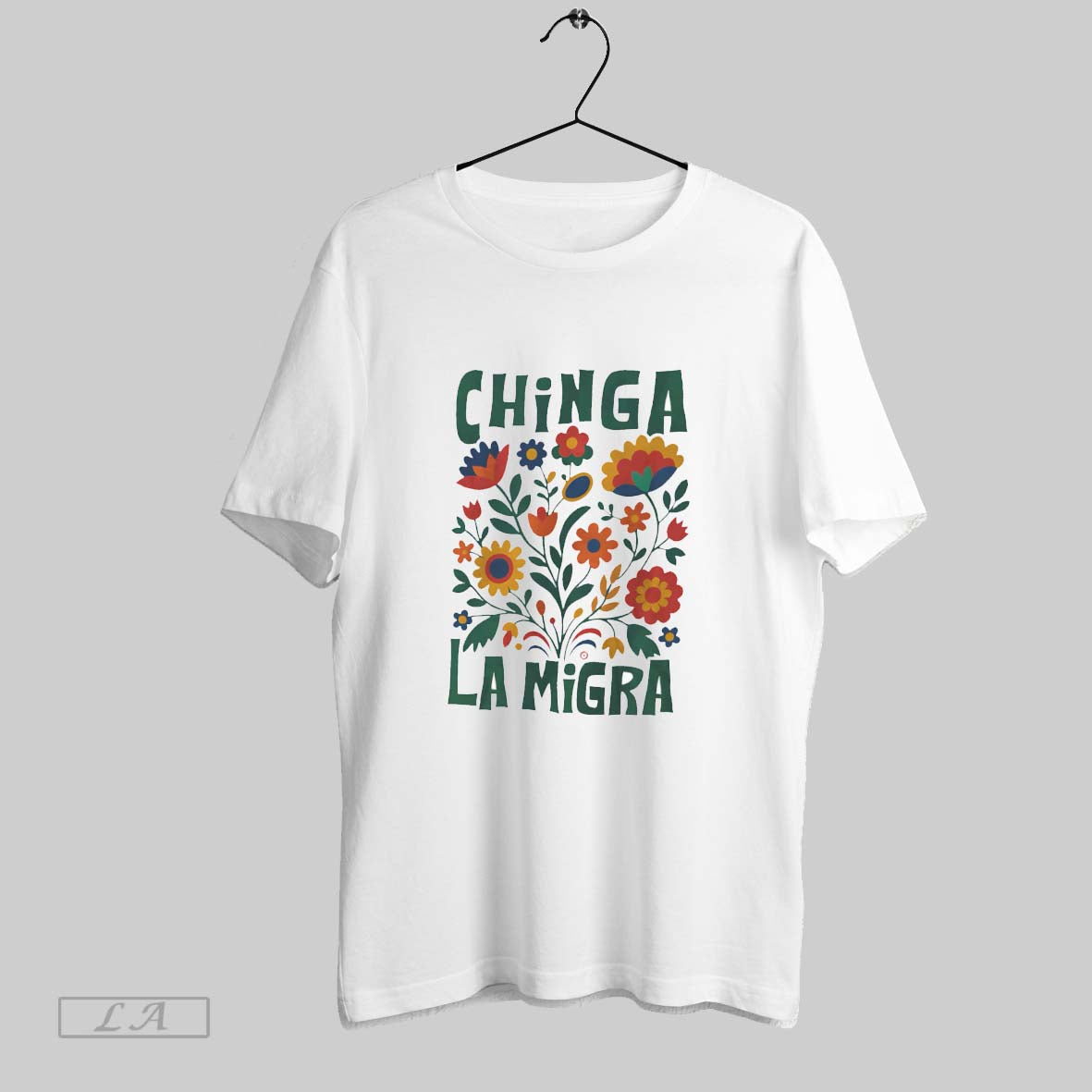 Original Chinga La Migra Abolish Ice Protest T Shirt