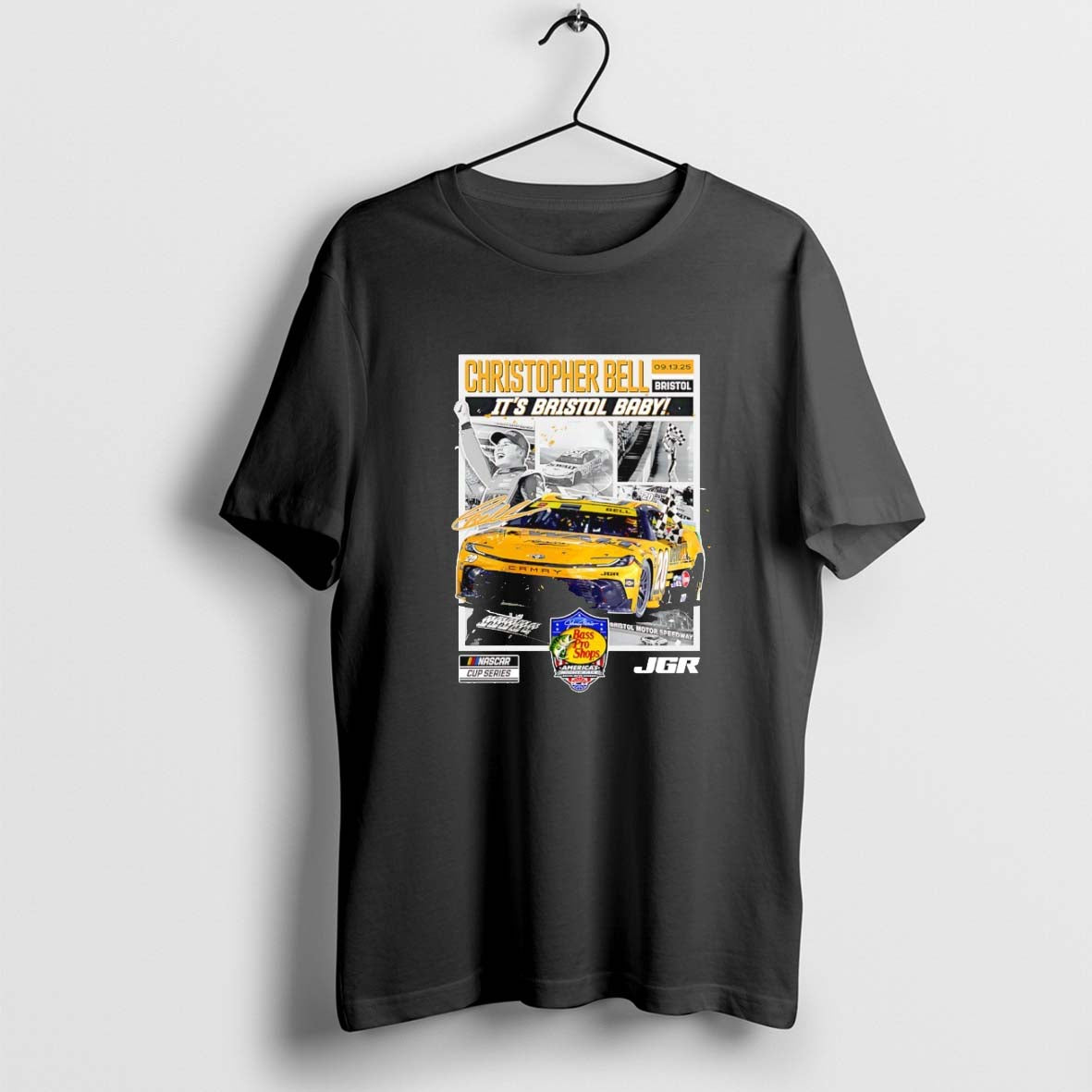 Original Christopher Bell Its Bristol Baby 2025 Night Race Race Winner