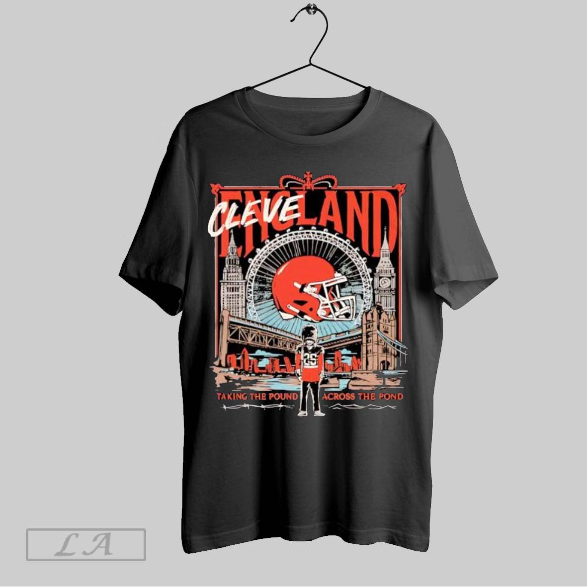 Original Cleveland England Taking The Pound Across The Pond